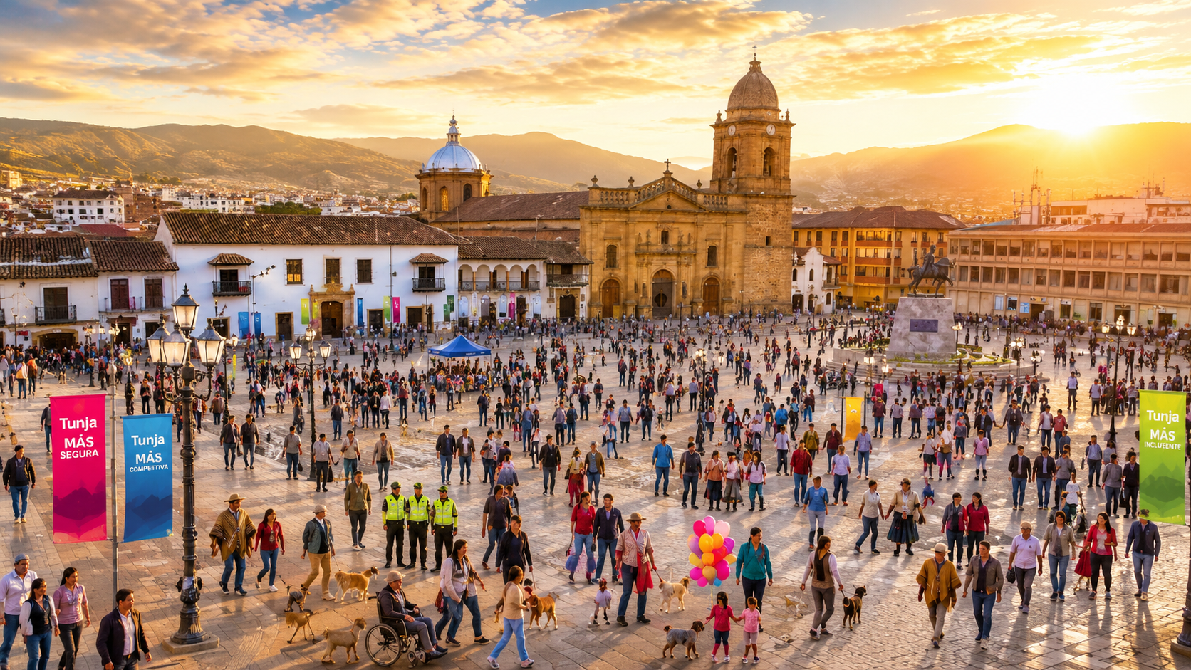Vista panorámica de Tunja