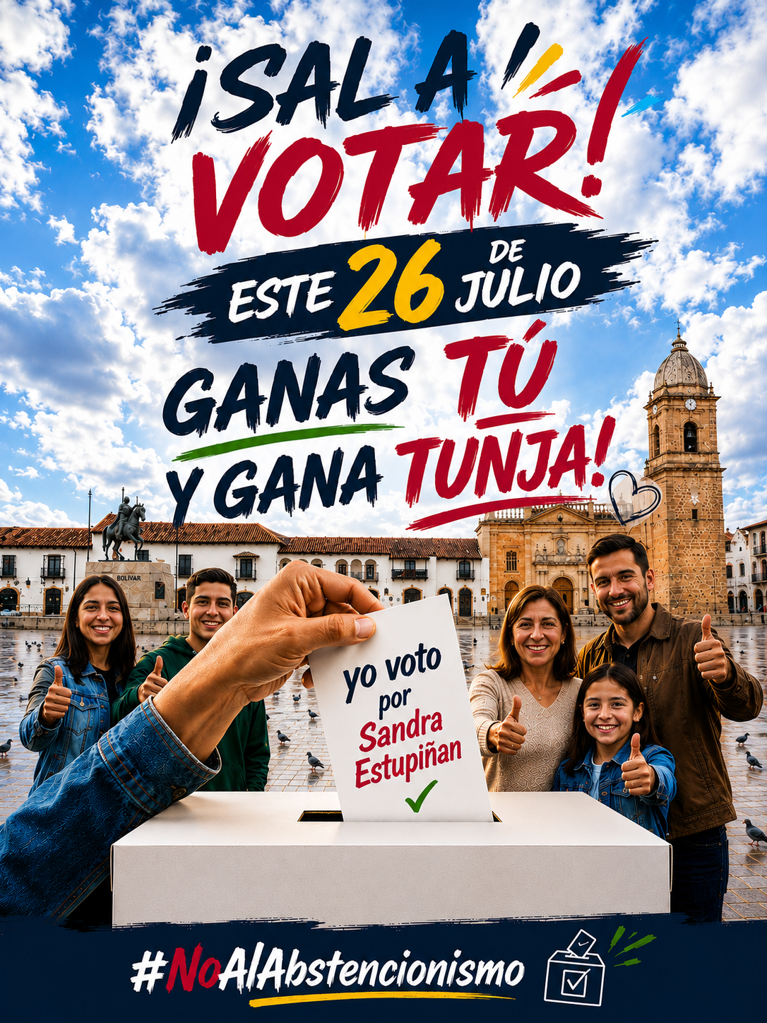 Sandra Estupiñán, candidata a la Alcaldía de Tunja